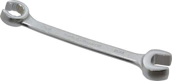 Proto - 9/16 x 9/16", Satin Finish, Combination Flare Nut Wrench - 12 Points, 6-15/16" OAL, Steel, Double End Head - A1 Tooling