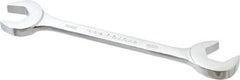 Proto - 18mm Standard Open End Wrench - 6-47/64" OAL, Double End, Chrome Finish, 15° & 60° Head Angle - A1 Tooling