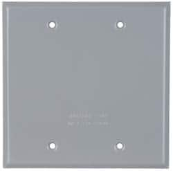 Cooper Crouse-Hinds - Electrical Outlet Box Aluminum Weatherproof Cover - Includes Gasket - A1 Tooling