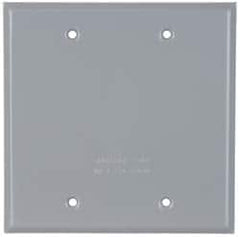 Cooper Crouse-Hinds - Electrical Outlet Box Aluminum Weatherproof Cover - Includes Gasket - A1 Tooling