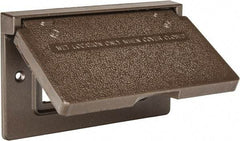 Cooper Crouse-Hinds - Electrical Outlet Box Aluminum Weatherproof Cover - Includes Gasket - A1 Tooling