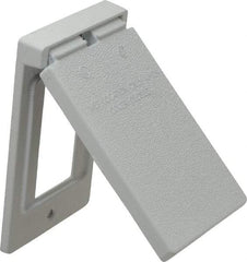 Cooper Crouse-Hinds - Electrical Outlet Box Aluminum Weatherproof Cover - Includes Gasket - A1 Tooling