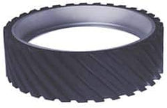 Made in USA - 12" Diam x 2" Wide Contact Wheel - Quick Change, Soft - A1 Tooling