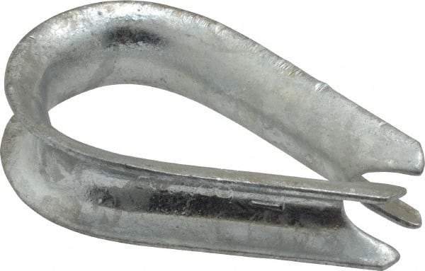 Value Collection - 3/8" Wire Rope Thimble Clip - Steel, Galvanized - A1 Tooling