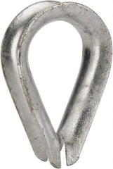 Value Collection - 1/2" Wire Rope Thimble Clip - Steel, Galvanized - A1 Tooling