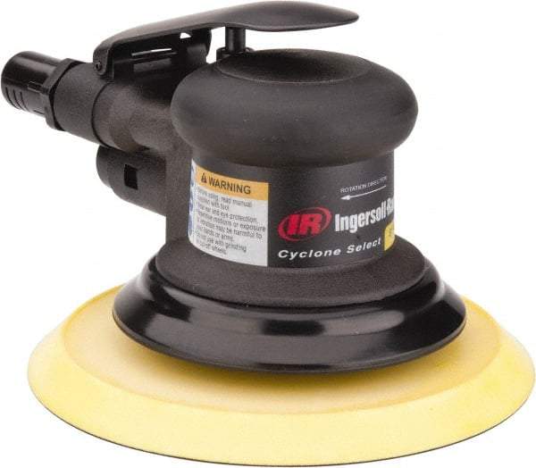 Ingersoll-Rand - 12,000 OPM, 15.8 CFM Air Consumption, Palm Air Orbital Sander - Round Pad, 1/4 NPT Inlet - A1 Tooling