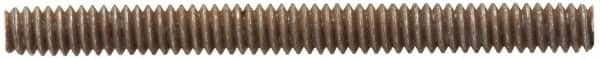 Value Collection - #6-32 2-1/2" OAL Fully Threaded Stud - Stainless Steel, Plain Finish - A1 Tooling