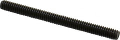 Value Collection - 1/4-20 3" OAL Fully Threaded Stud - Carbon Steel, Plain Finish - A1 Tooling