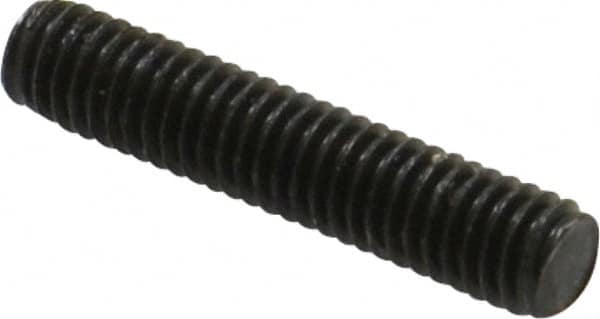 Value Collection - M6x1.0 30mm OAL Fully Threaded Stud - Carbon Steel, Plain Finish, Metric - A1 Tooling