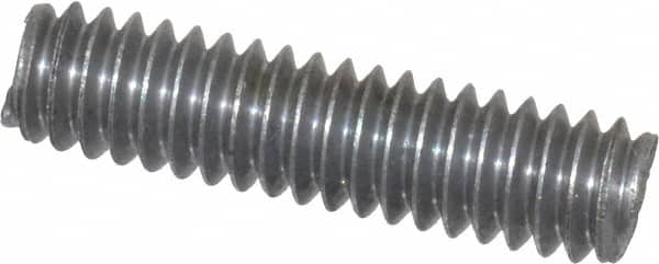 Value Collection - 1/4-20 1" OAL Fully Threaded Stud - Aluminum, Plain Finish - A1 Tooling