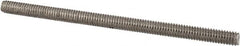 Value Collection - #8-32 3" OAL Fully Threaded Stud - Stainless Steel, Plain Finish - A1 Tooling