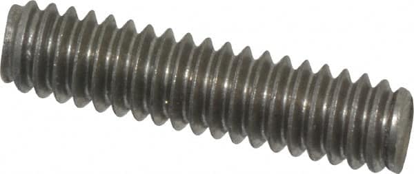 Value Collection - 1/4-20 1" OAL Fully Threaded Stud - Stainless Steel, Plain Finish - A1 Tooling