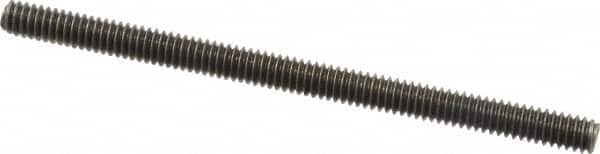 Value Collection - 1/4-20 4" OAL Fully Threaded Stud - Stainless Steel, Plain Finish - A1 Tooling