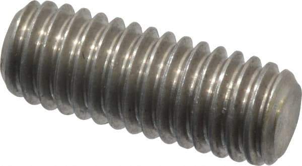 Value Collection - 3/8-16 1" OAL Fully Threaded Stud - Stainless Steel, Plain Finish - A1 Tooling