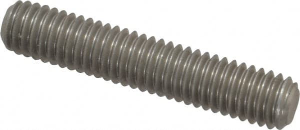 Value Collection - 3/8-16 2" OAL Fully Threaded Stud - Stainless Steel, Plain Finish - A1 Tooling