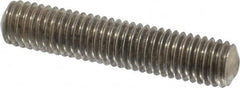 Value Collection - 1/2-13 2-1/2" OAL Fully Threaded Stud - Stainless Steel, Plain Finish - A1 Tooling