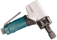 Dynabrade - 1/4" Collet, Angle Handle, Air Angle Die Grinder - 18,000 RPM, Front Exhaust, 35 CFM, 0.7 hp, 90 psi, 1/4 NPT Inlet - A1 Tooling