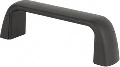 J.W. Winco - 4.13" Center to Center, Black Matte Finish Plastic Pull Handle - 1.46" High - A1 Tooling