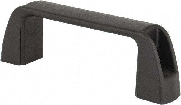 J.W. Winco - 3.68" Center to Center, Black Matte Finish Plastic Pull Handle - 1.18" Long, 1.42" High - A1 Tooling