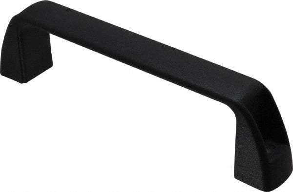 J.W. Winco - 7.05" Center to Center, Black Matte Finish Plastic Pull Handle - 1.65" Long, 1.97" High - A1 Tooling