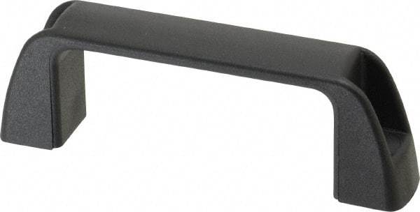 J.W. Winco - 95.5mm Center to Center, Black Matte Finish Plastic Pull Handle - 30mm Long, 36mm High - A1 Tooling