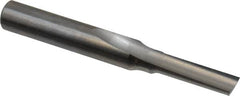 Onsrud - 3/16" Diam, 1/4" Shank Diam, 5/8" Length of Cut, 1 Flute Single Edge Straight Router Bit - 2" Overall Length, Right Hand Cut, Solid Carbide - A1 Tooling