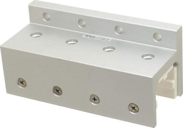 80/20 Inc. - 2-1/2" Wide, 2-3/4" High, Open Shelving Accessory/Component - Aluminum, 6" Long, 6" Deep, Use with Series 15 - 1515 Extrusion - A1 Tooling