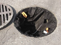 Enpac - Nonwoven Geo-Textile Catch Basin Insert - 27" to 29" Drain, Black, Use for Sediment Only - A1 Tooling