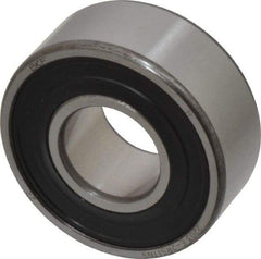 SKF - 17mm Bore Diam, 40mm OD, Double Seal Self Aligning Radial Ball Bearing - 16mm Wide, 2 Rows, Round Bore, 573 Lb Static Capacity, 2,380 Lb Dynamic Capacity - A1 Tooling