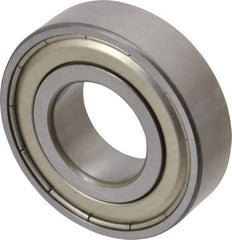 SKF - 3/4" Bore Diam, 1-5/8" OD, Double Shield Deep Groove Radial Ball Bearing - 7/16" Wide, 1 Row, Round Bore, 1,150 Lb Static Capacity, 2,100 Lb Dynamic Capacity - A1 Tooling