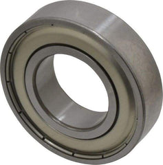 SKF - 1" Bore Diam, 2" OD, Double Shield Deep Groove Radial Ball Bearing - 1/2" Wide, 1 Row, Round Bore, 1,350 Lb Static Capacity, 2,270 Lb Dynamic Capacity - A1 Tooling