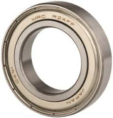 SKF - 1-1/2" Bore Diam, 2-5/8" OD, Double Shield Deep Groove Radial Ball Bearing - 9/16" Wide, 1 Row, Round Bore, 2,650 Lb Static Capacity, 3,780 Lb Dynamic Capacity - A1 Tooling