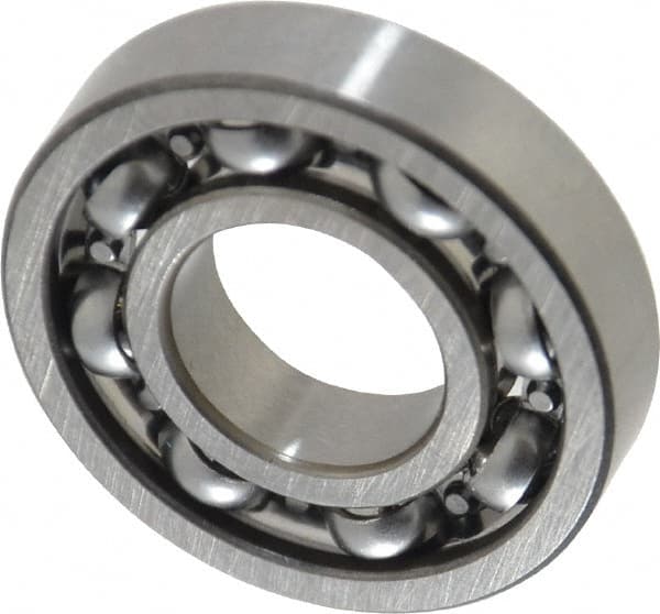 SKF - 1/2" Bore Diam, 1-1/8" OD, Open Deep Groove Radial Ball Bearing - 1/4" Wide, 1 Row, Round Bore, 540 Lb Static Capacity, 1,140 Lb Dynamic Capacity - A1 Tooling