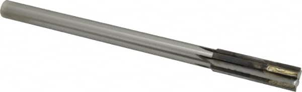 Made in USA - 0.5971 to 0.628" Diam, 9/16" Diam Shank, 2-1/4" Flute, Semi Finish Semi Ground Chucking Reamer - A1 Tooling