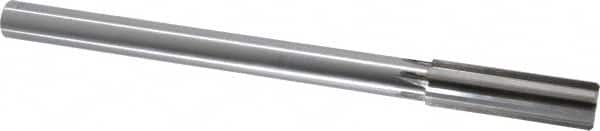 Made in USA - 3/4" Carbide-Tipped 6 Flute Chucking Reamer - Straight Flute, 5/8" Straight Shank, 2-1/2" Flute Length, 9-1/2" OAL - A1 Tooling