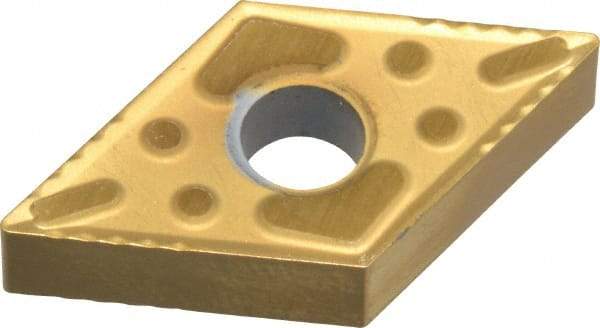 Interstate - DNMG431 P Grade TCN55 Carbide Turning Insert - TiN Finish, 55° Diamond, 1/2" Inscr Circle, 3/16" Thick, 1/64" Corner Radius - A1 Tooling