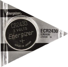 Energizer - Size CR2430, Lithium, Button & Coin Cell Battery - 3 Volts, Button Tab Terminal, CR2425, ANSI, IEC, NEDA, UL Listed Regulated - A1 Tooling