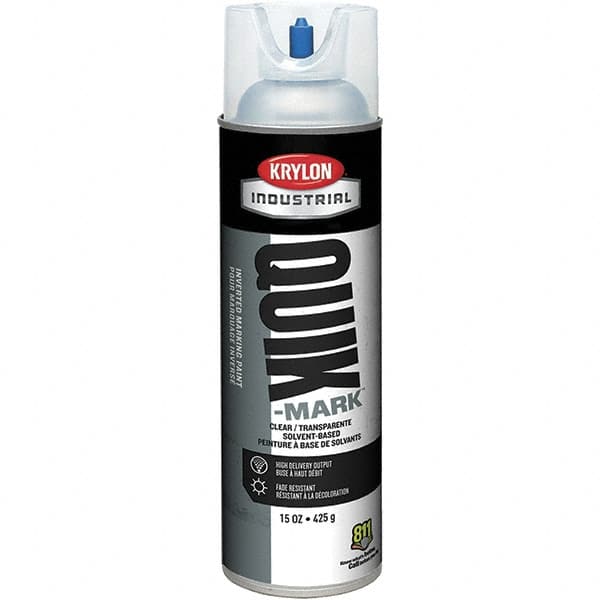 Krylon - 20 fl oz Clear Marking Paint - 50 to 60 Sq Ft Coverage, Solvent-Based Formula - A1 Tooling