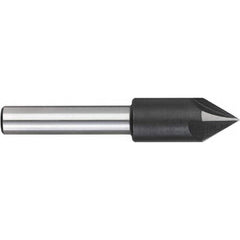 Titan USA - Countersinks; Head Diameter (Inch): 5/8 ; Head Diameter (Decimal Inch): 0.6250 ; Number of Flutes: 4 ; Included Angle: 82 ; Countersink Material: Solid Carbide ; Countersink Finish/Coating: Uncoated - Exact Industrial Supply