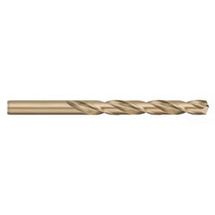 Titan USA - Jobber Length Drill Bits; Drill Bit Size (Wire): #11 ; Drill Bit Size (Decimal Inch): 0.1910 ; Drill Point Angle: 135 ; Drill Bit Material: Cobalt ; Drill Bit Finish/Coating: Uncoated ; Flute Type: Spiral - Exact Industrial Supply