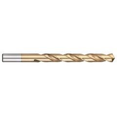 Titan USA - Jobber Length Drill Bits; Drill Bit Size (Wire): #28 ; Drill Bit Size (Decimal Inch): 0.1405 ; Drill Point Angle: 118 ; Drill Bit Material: High Speed Steel ; Drill Bit Finish/Coating: Uncoated ; Flute Type: Spiral - Exact Industrial Supply