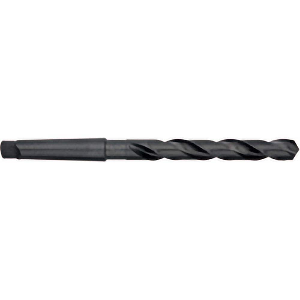 Titan USA - Taper Shank Drill Bits; Drill Bit Size (Inch): 57/64 ; Drill Bit Size (Decimal Inch): 0.8906 ; Drill Point Angle: 118 ; Shank Taper Designation: 3MT ; Drill Bit Material: High Speed Steel ; Drill Bit Finish/Coating: Black Oxide - Exact Industrial Supply