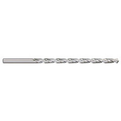 Titan USA - Extra Length Drill Bits; Drill Bit Size (Inch): 31/64 ; Drill Bit Size (Decimal Inch): 0.4844 ; Drill Point Angle: 118 ; Drill Bit Material: High Speed Steel ; Drill Bit Finish/Coating: Uncoated ; Overall Length (Inch): 12 - Exact Industrial Supply