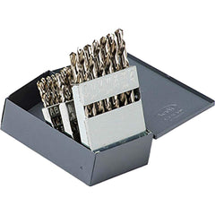 Titan USA - Drill Bit Sets; System of Measurement: Inch ; Drill Bit Material: High Speed Steel ; Drill Bit Set Type: Jobber Length Drill Bits ; Minimum Drill Bit Size (Letter): A ; Maximum Drill Bit Size (Letter): Z ; Drill Point Angle: 118 - Exact Industrial Supply