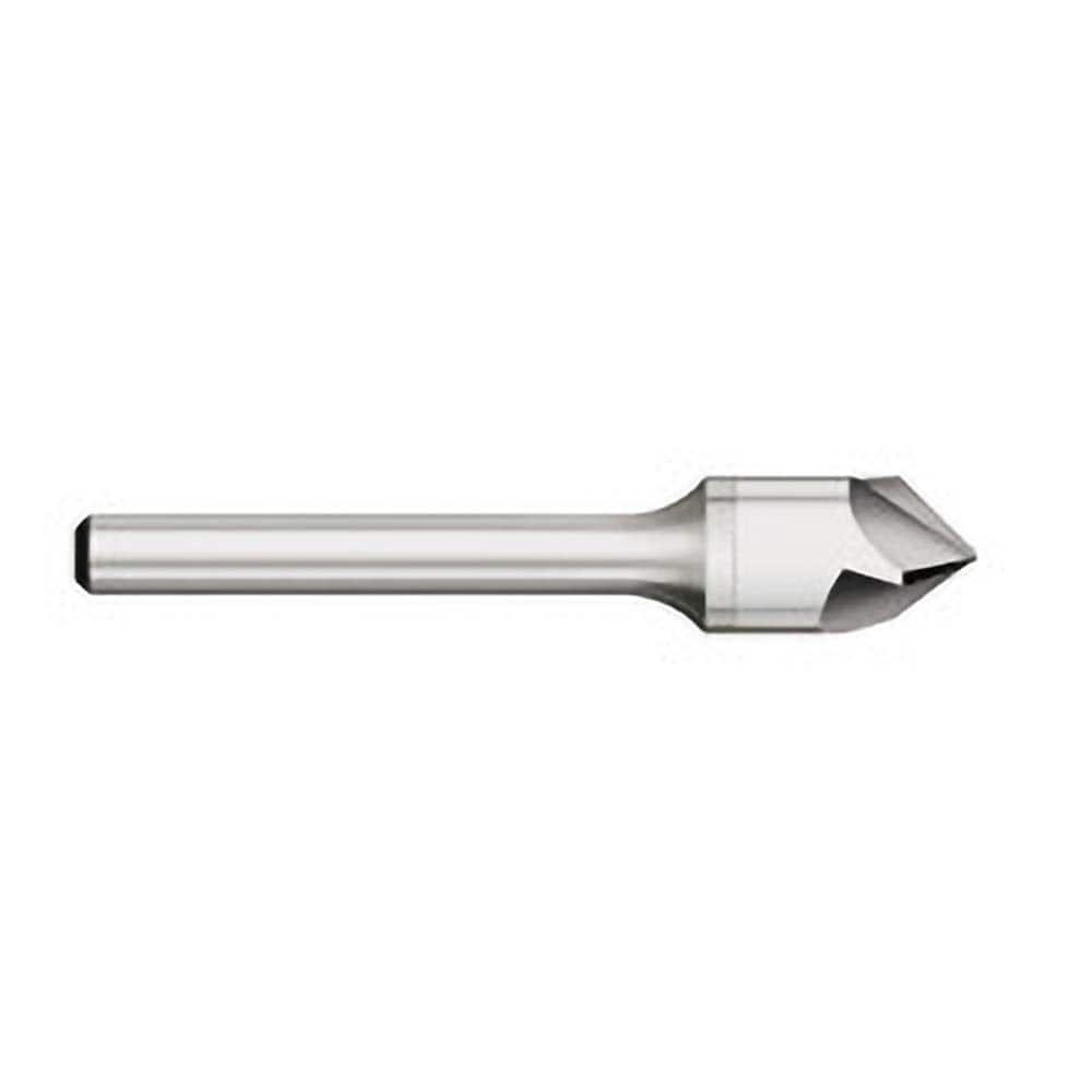 Titan USA - Countersinks; Head Diameter (Inch): 5/8 ; Head Diameter (Decimal Inch): 0.6250 ; Number of Flutes: 3 ; Included Angle: 90 ; Countersink Material: Solid Carbide ; Countersink Finish/Coating: Uncoated - Exact Industrial Supply