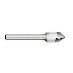 Titan USA - Countersinks; Head Diameter (Inch): 1/4 ; Head Diameter (Decimal Inch): 0.2500 ; Number of Flutes: 3 ; Included Angle: 90 ; Countersink Material: Solid Carbide ; Countersink Finish/Coating: Uncoated - Exact Industrial Supply