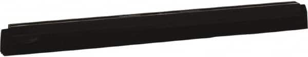 Vikan - 20" Foam Rubber Blade Squeegee Refill - Double Edge, Black, Plastic Holder - A1 Tooling