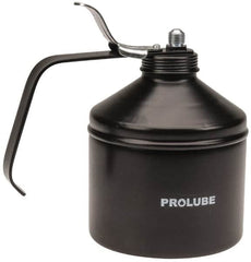 PRO-LUBE - 1,000 mL Capcity, 9" Long Rigid Spout, Lever-Type Oiler - Steel Pump, Steel Body, Powder Coated - A1 Tooling