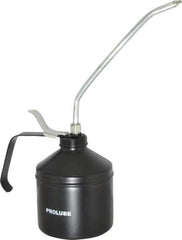 PRO-LUBE - 1,000 mL Capcity, 9" Long Rigid Spout, Lever-Type Oiler - Steel Pump, Steel Body, Powder Coated - A1 Tooling