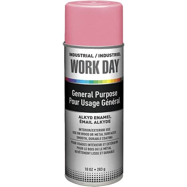 Krylon - Pink, Gloss, Enamel Spray Paint - 9 to 13 Sq Ft per Can, 10 oz Container, Use on Ceramics, Glass, Metal, Plaster, Wood - A1 Tooling